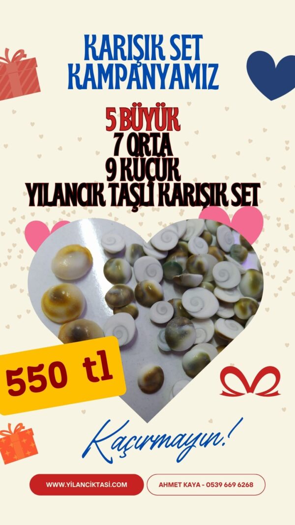 KARIŞIK SET- (5 BÜYÜK, 7 ORTA, 6 KÜÇÜK)